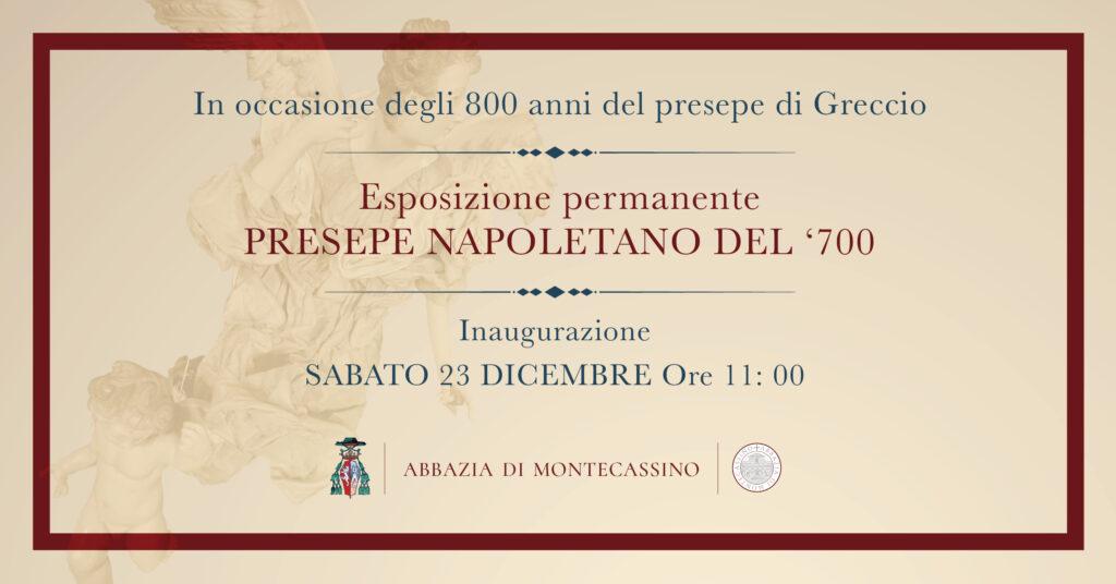 Montecassino mostra permanente presepe 1700